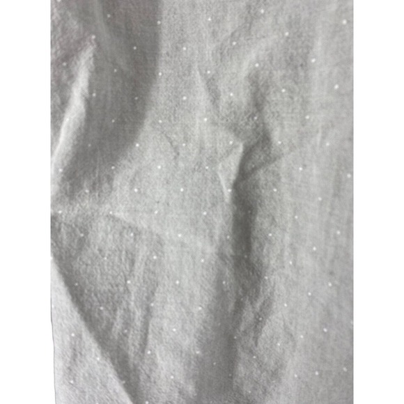 Matilda Jane Boys Button Down Shirt 8 Gray Polka Dot Print Wood Buttons - Picture 6 of 7